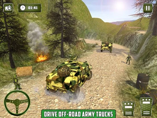 Изображение игры: Army Truck Driver 3D Simulator