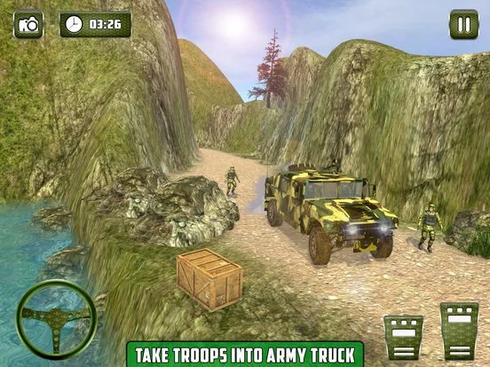 Изображение игры: Army Truck Driver 3D Simulator