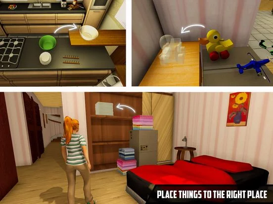 Изображение игры: Mother Of Triplet Baby Family