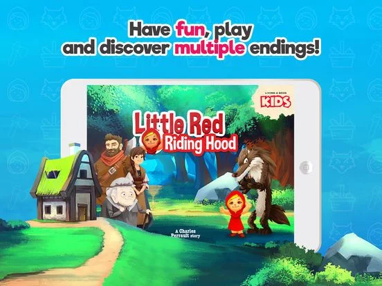 Изображение игры: Red Riding Hood Storybook tale