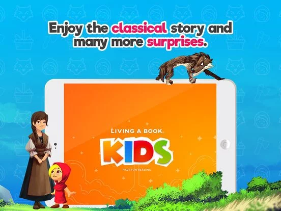 Изображение игры: Red Riding Hood Storybook tale