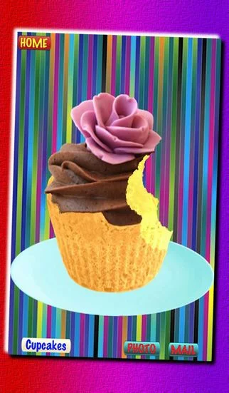 Изображение игры: Cupcakes! FREE - Cooking Game For Kids - Make, Bake, Decorate and Eat Cupcakes
