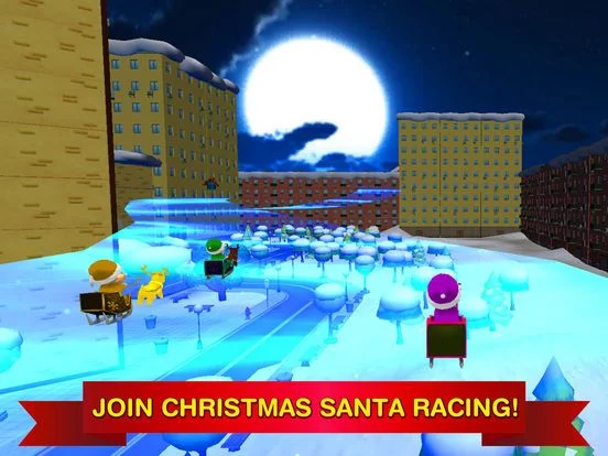 Изображение игры: Santa Claus Christmas Snow Racing Full