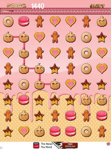 Изображение игры: Cookies Match Mania Free Game!