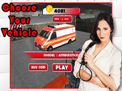 Изображение игры: 3D Rescue Racer Traffic Rush - Ambulance, Fire Truck Police Car and Emergency Vehicles: FREE GAME