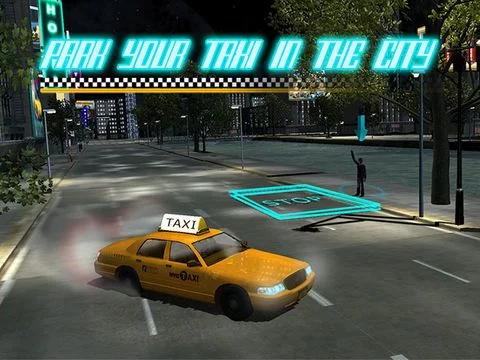 Изображение игры: 3D Taxi City Parking - Crazy Cab Traffic Driving Simulator Extreme: Free Car Racing Game