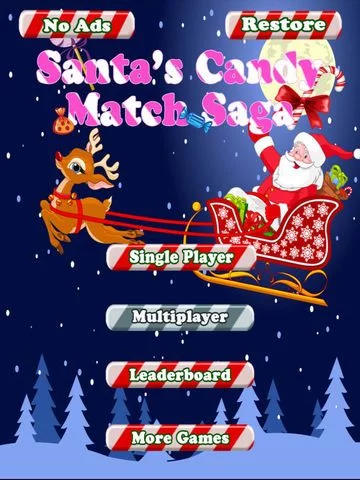 Изображение игры: Santa's Candy Match Mania - Sweet Christmas Connect FREE!
