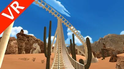 Изображение игры: VR Roller Coaster for Google Cardboard