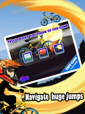 Изображение игры: BMX Stick-Man Stunt Race Biker - Pro Bike Cross 2
