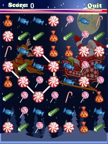 Изображение игры: Santa's Candy Match Mania - Sweet Christmas Connect FREE!