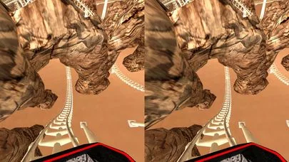 Изображение игры: VR Roller Coaster for Google Cardboard