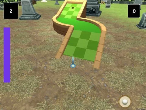 Изображение игры: Graveyard Golf for the iPad