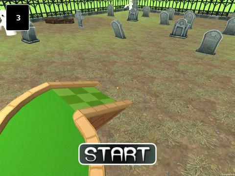 Изображение игры: Graveyard Golf for the iPad