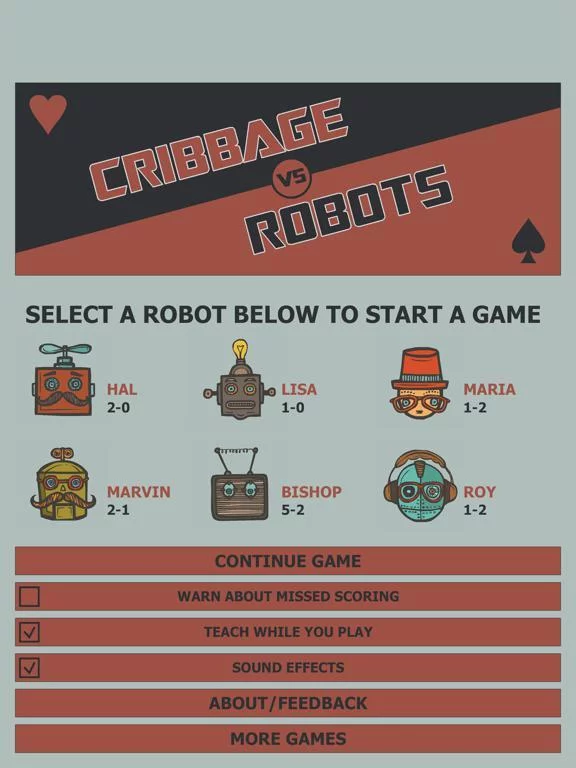 Изображение игры: Cribbage vs Robots