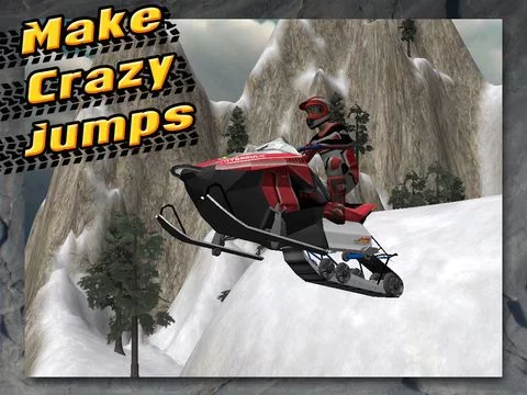 Изображение игры: Arctic Fury 3D Off-Road Snowmobile Parking Extreme - Snow Mountain Stunt Racing Simulator FREE