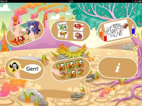 Изображение игры: Dinosaur Land Play Set for Children