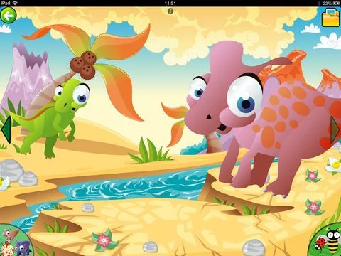 Изображение игры: Dinosaur Land Play Set for Children
