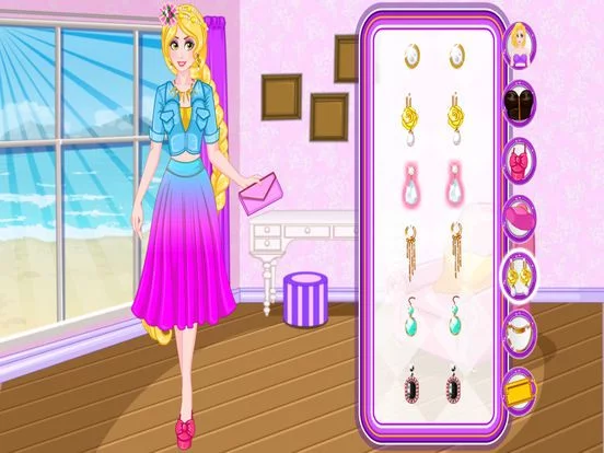 Изображение игры: Princess' City Life-Skirts Maker