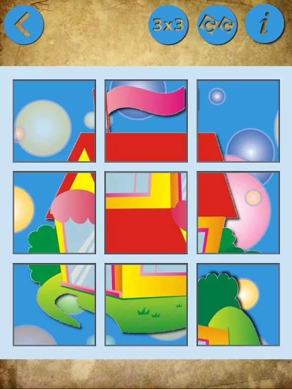Изображение игры: Puzzles - houses for children