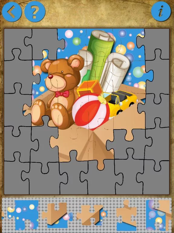 Изображение игры: Jigsaw puzzles for baby. Toys