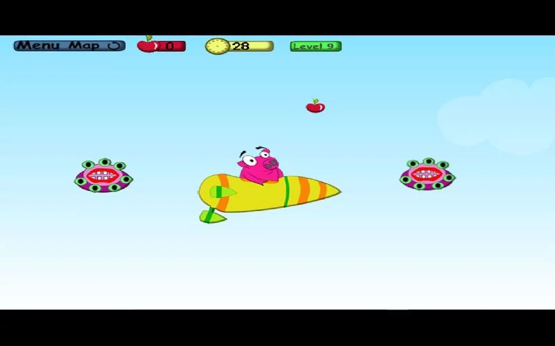 Изображение игры: Tireless pig adventure game