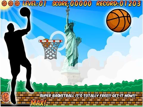 Изображение игры: Super Basketball FREE