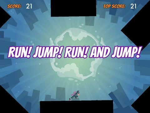 Изображение игры: Ninja Jump & Run FREE