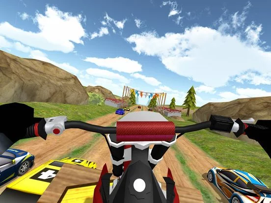 Изображение игры: Dirt Bike Racing Rally Turbo
