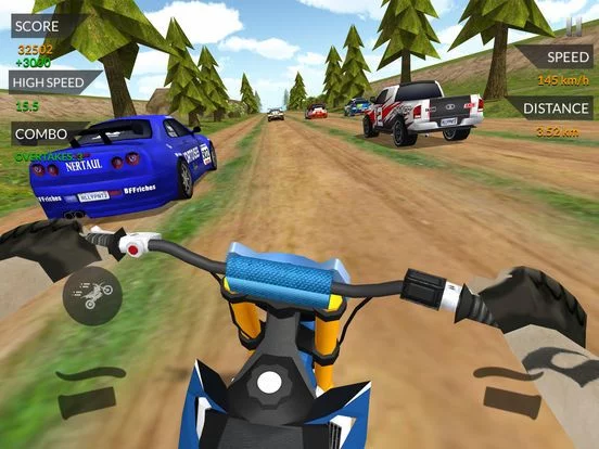 Изображение игры: Dirt Bike Racing Rally Turbo