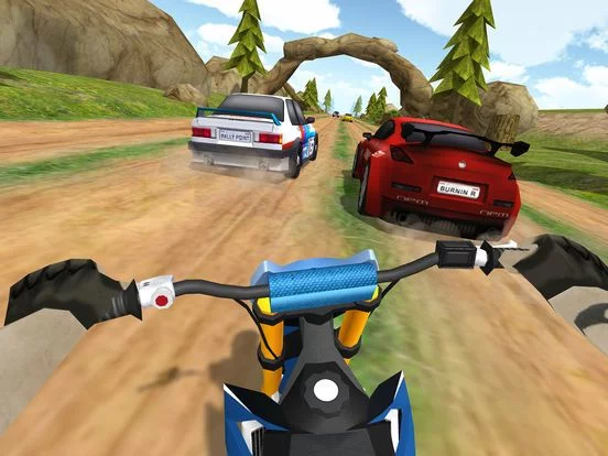 Изображение игры: Dirt Bike Racing Rally Turbo