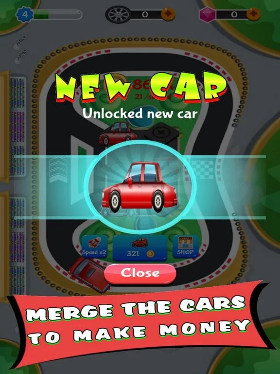 Изображение игры: Merge Cars