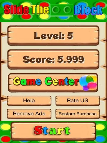Изображение игры: Slide The Green Block