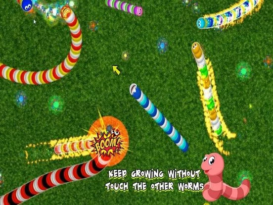 Изображение игры: Hungry-Worms