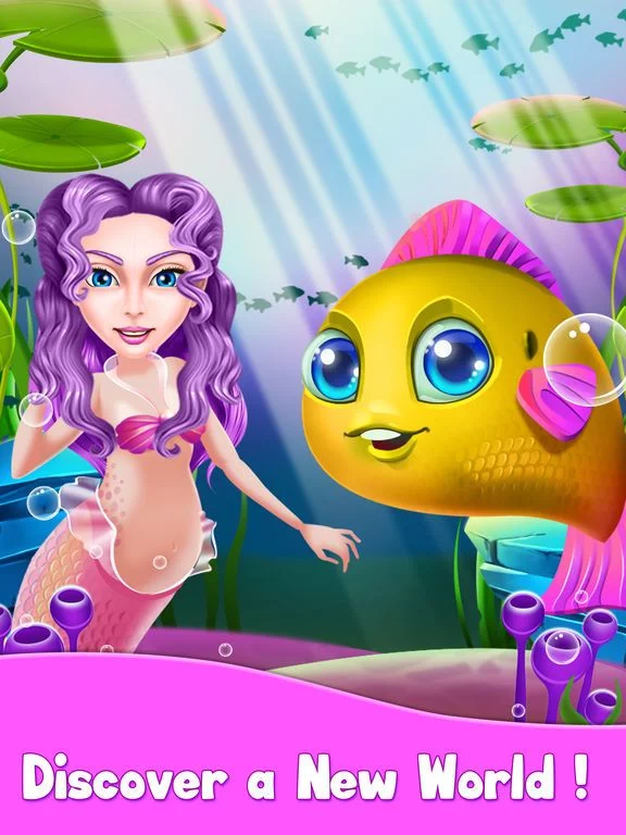 Изображение игры: Mom's Adventure: Baby Mermaid