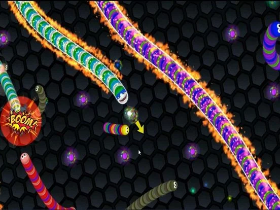Изображение игры: Hungry-Worms