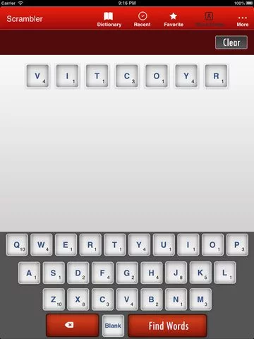 Изображение игры: Scrambler - Ultimate Word Helper for SCRABBLE , Words with Friends and Wordfeud crossword games