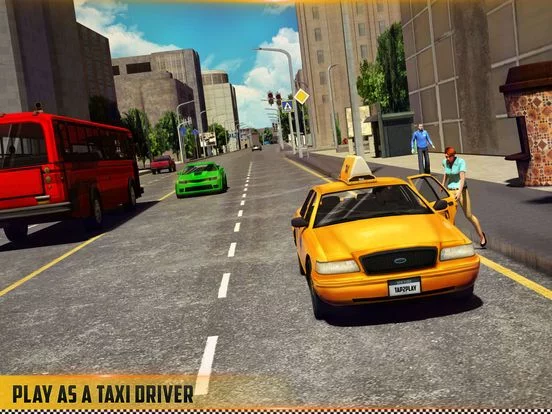 Изображение игры: HQ Taxi Driving 3D