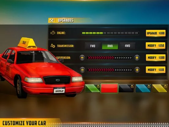 Изображение игры: HQ Taxi Driving 3D