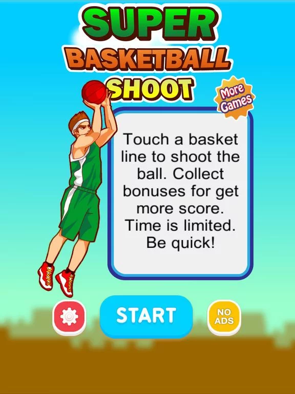 Изображение игры: SUPER BASKETBALL SHOOT