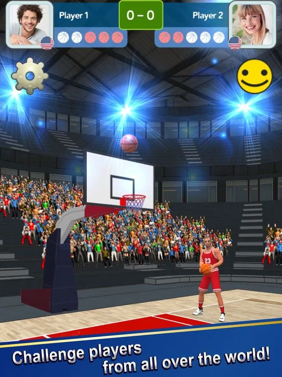 Изображение игры: Online Basketball Challenge 3D