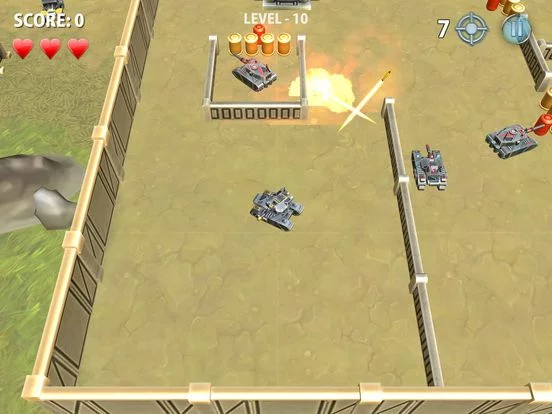 Изображение игры: Titan Tank Wars 3D