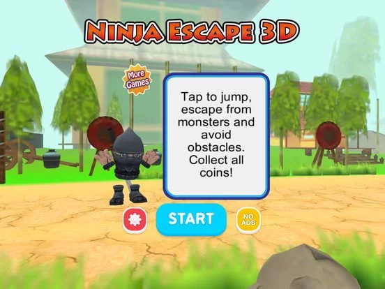 Изображение игры: Ninja Escape 3D