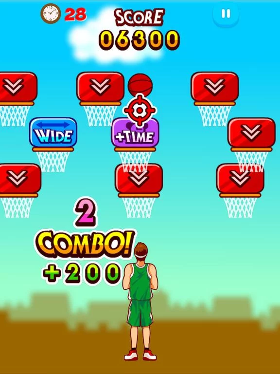 Изображение игры: SUPER BASKETBALL SHOOT