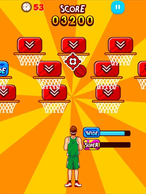Изображение игры: SUPER BASKETBALL SHOOT