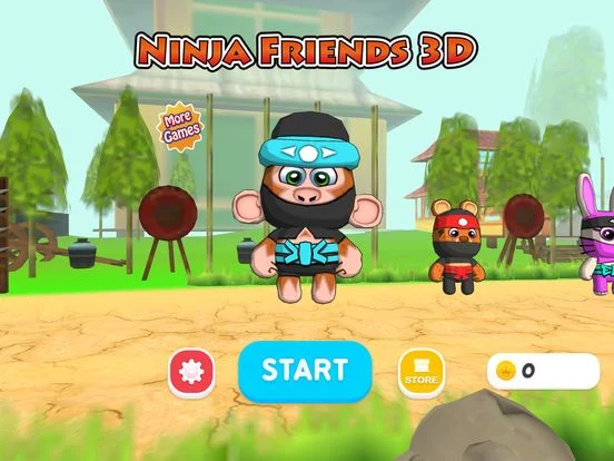 Изображение игры: Ninja Friends 3D