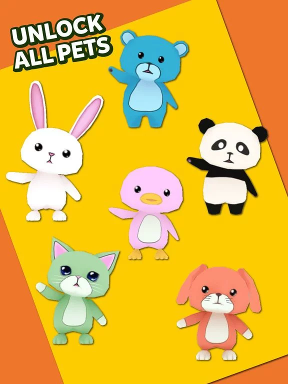 Изображение игры: Cute Pets Run 3D