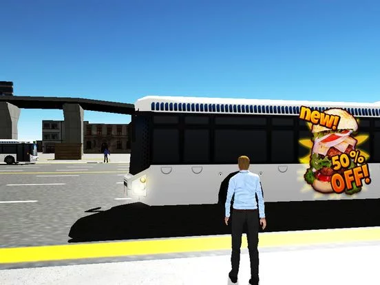 Изображение игры: Real City Metro Bus Driver -Parking Simulator 2017