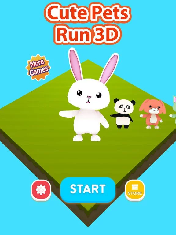 Изображение игры: Cute Pets Run 3D
