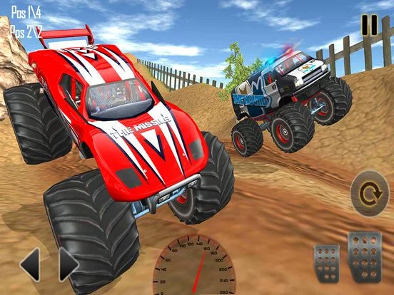 Изображение игры: Super Monster Truck Racing: Destruction Stunt Game