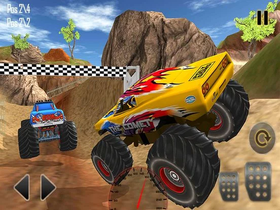 Изображение игры: Super Monster Truck Racing: Destruction Stunt Game